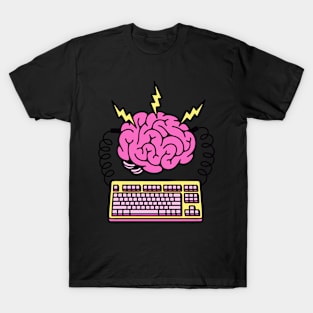 Brain keybord T-Shirt